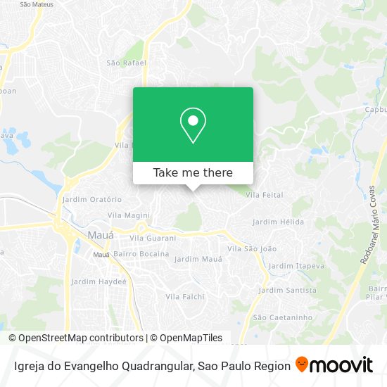 Igreja do Evangelho Quadrangular map