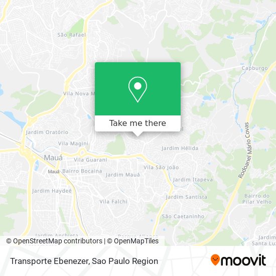 Transporte Ebenezer map