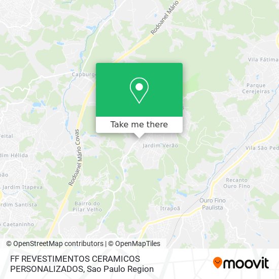 FF REVESTIMENTOS CERAMICOS PERSONALIZADOS map