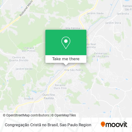 Congregação Cristã no Brasil map