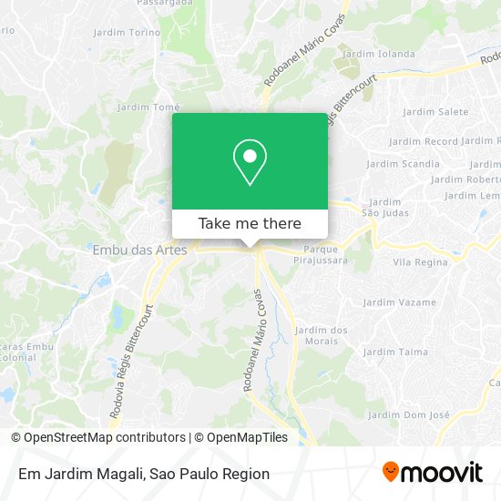 Em Jardim Magali map