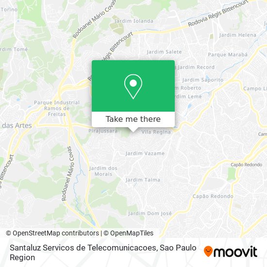 Santaluz Servicos de Telecomunicacoes map