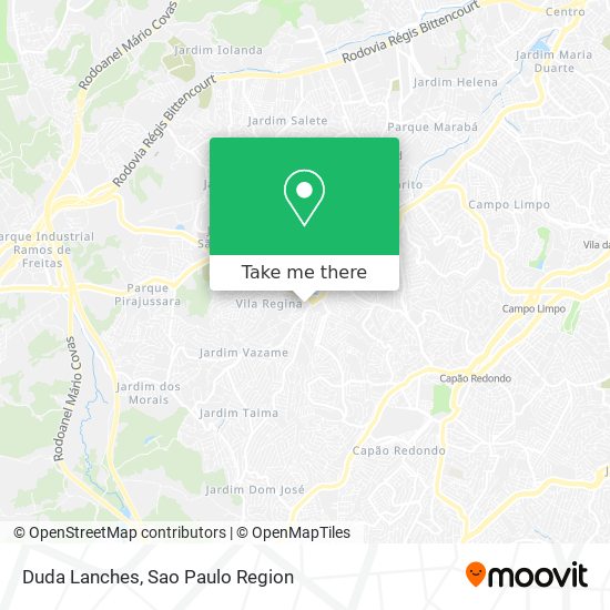 Duda Lanches map