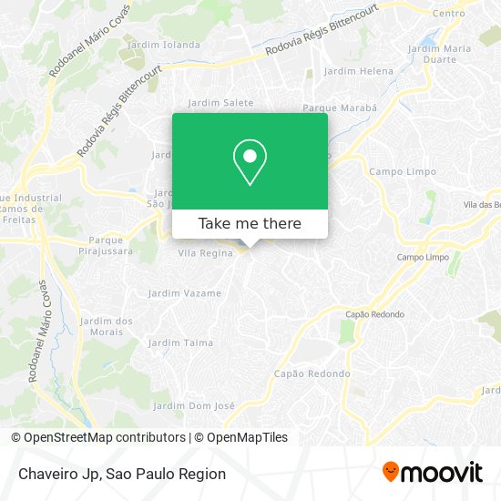 Chaveiro Jp map