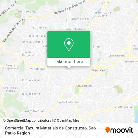 Comercial Tacuira Materiais de Construcao map