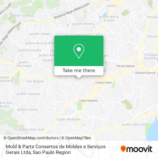 Mold & Parts Consertos de Moldes e Serviços Gerais Ltda map