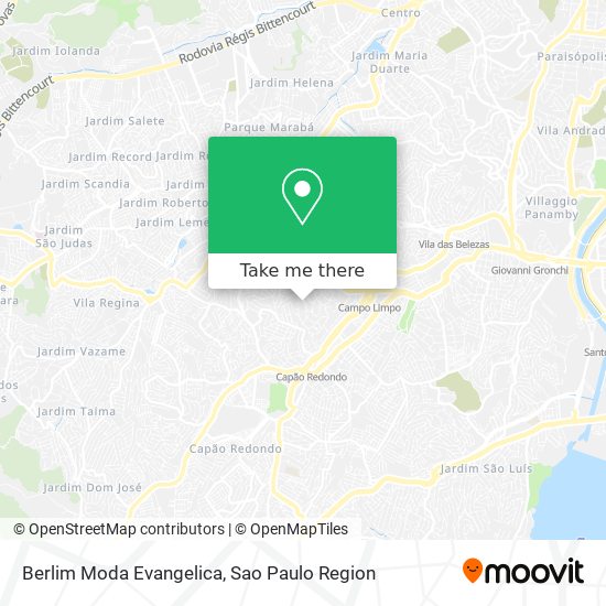 Mapa Berlim Moda Evangelica