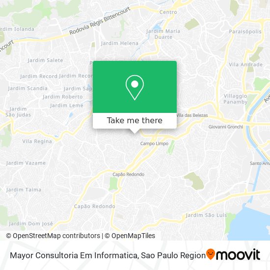 Mayor Consultoria Em Informatica map