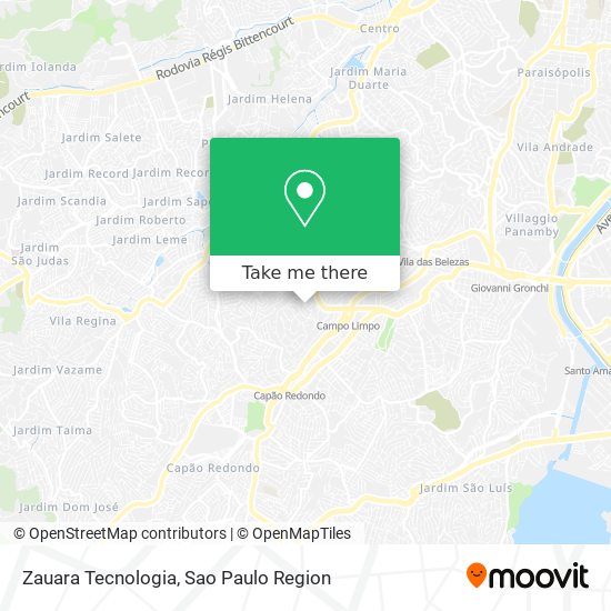 Zauara Tecnologia map
