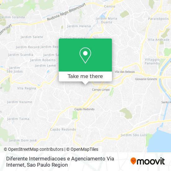 Mapa Diferente Intermediacoes e Agenciamento Via Internet