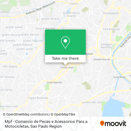 Mpf - Comercio de Pecas e Acessorios Para a Motocicletas map