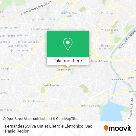 Fernandes&Silva Outlet Eletro e Eletronico map