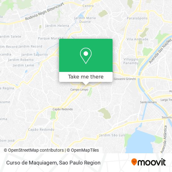 Curso de Maquiagem map