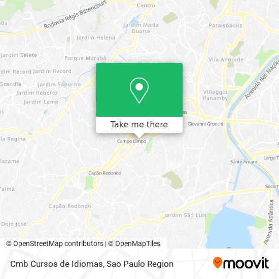 Cmb Cursos de Idiomas map