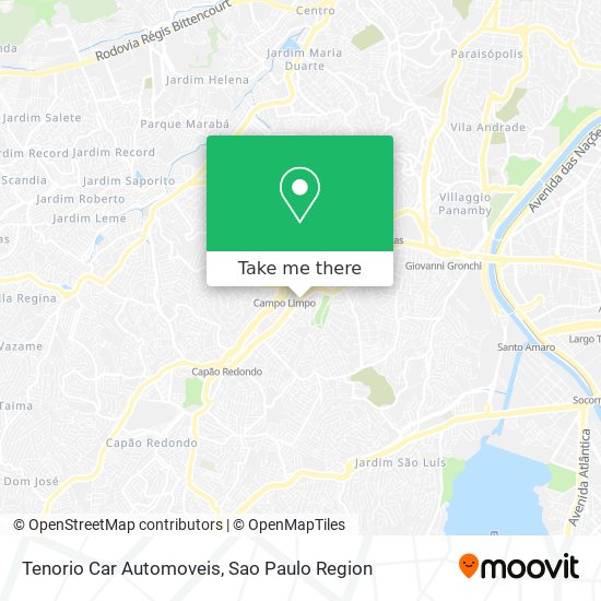 Tenorio Car Automoveis map