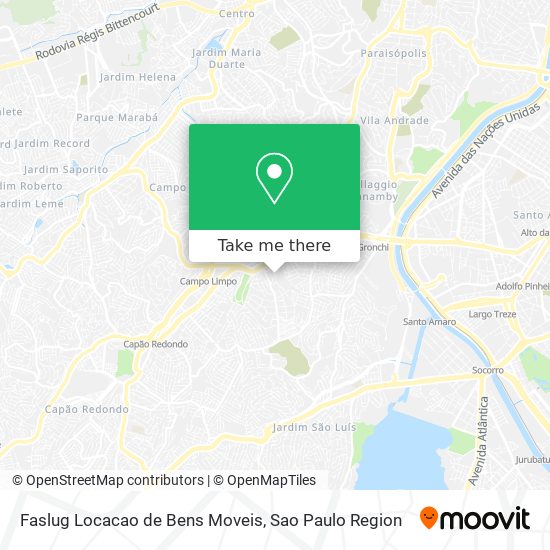 Faslug Locacao de Bens Moveis map