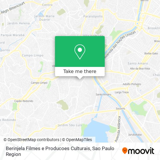 Mapa Berinjela Filmes e Producoes Culturais