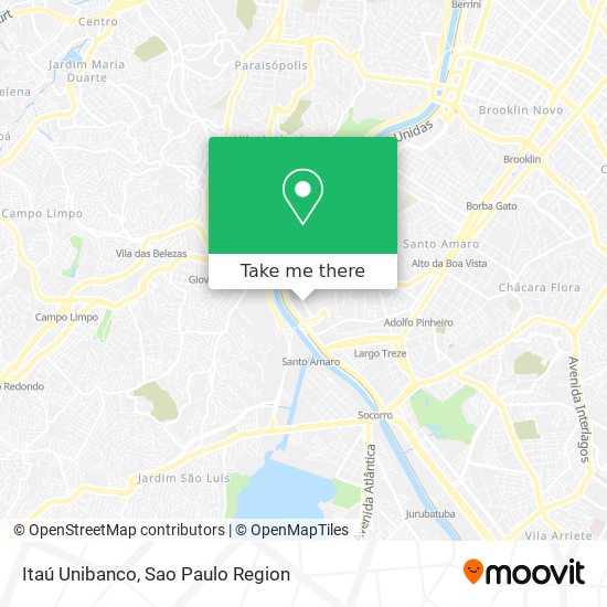 Itaú Unibanco map