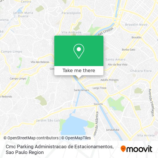 Mapa Cmc Parking Administracao de Estacionamentos