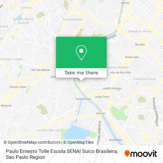 Paulo Ernesto Tolle Escola SENAI Suico Brasileira map