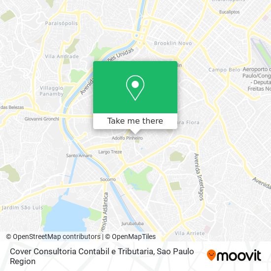 Cover Consultoria Contabil e Tributaria map