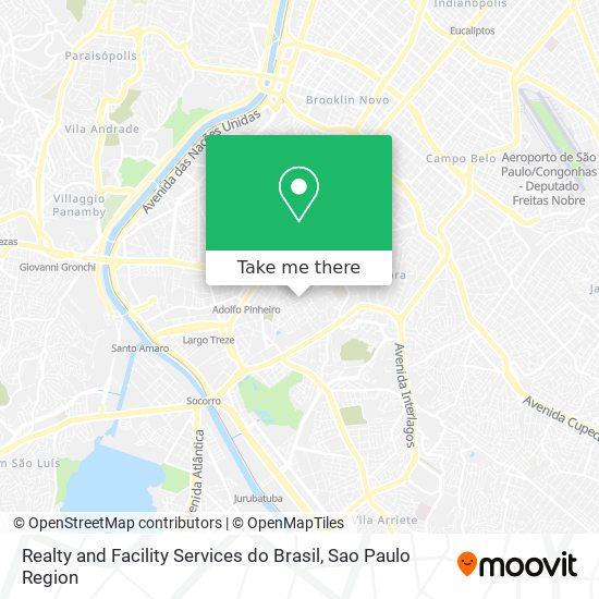 Mapa Realty and Facility Services do Brasil