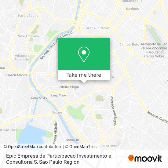 Mapa Epic Empresa de Participacao Investimento e Consultoria S