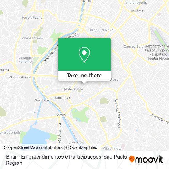 Bhar - Empreendimentos e Participacoes map