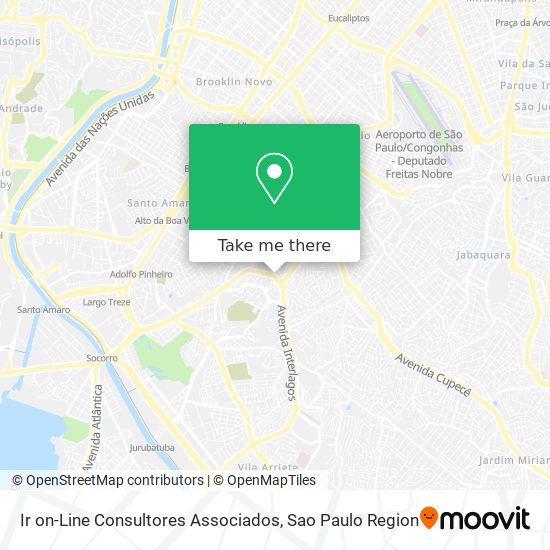 Ir on-Line Consultores Associados map