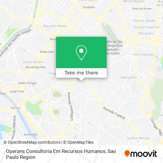 Operans Consultoria Em Recursos Humanos map