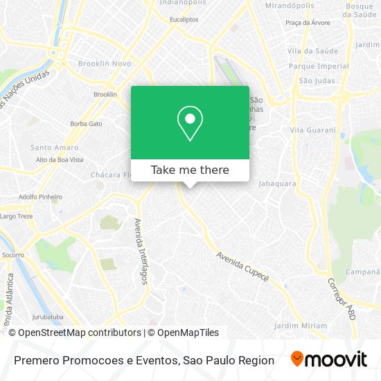 Mapa Premero Promocoes e Eventos