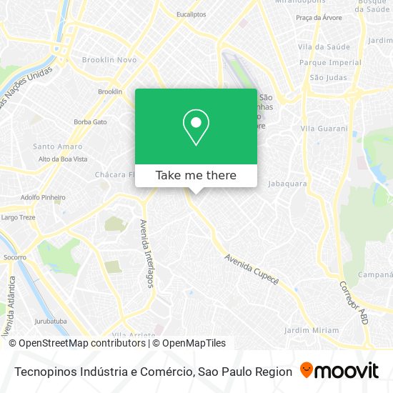 Tecnopinos Indústria e Comércio map