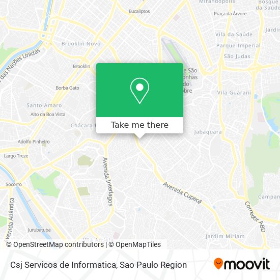 Mapa Csj Servicos de Informatica