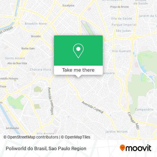 Poliworld do Brasil map