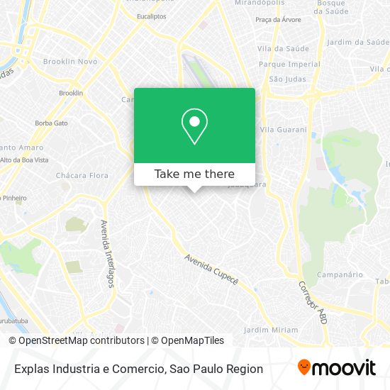 Mapa Explas Industria e Comercio