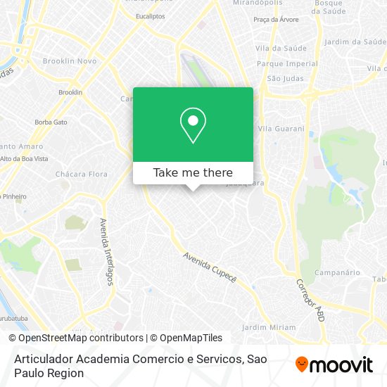 Mapa Articulador Academia Comercio e Servicos