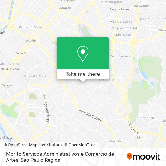 Mapa Mbrito Servicos Administrativos e Comercio de Artes