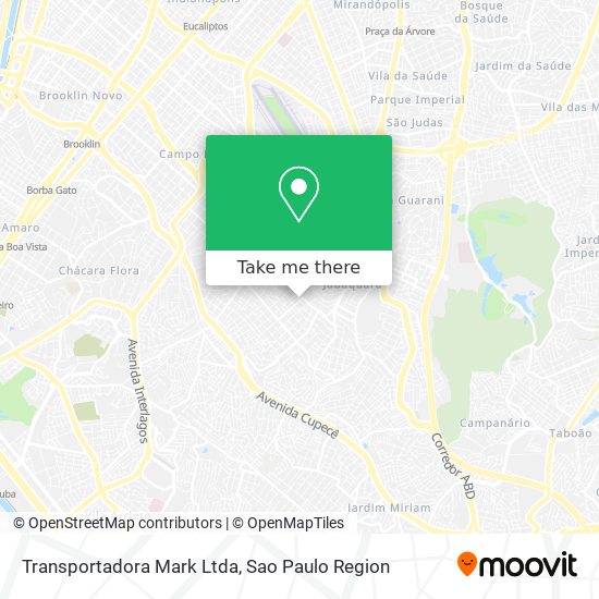 Mapa Transportadora Mark Ltda