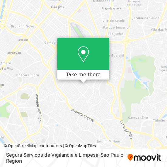 Segura Servicos de Vigilancia e Limpesa map