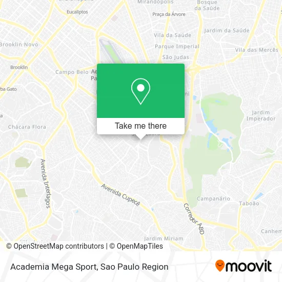 Academia Mega Sport map