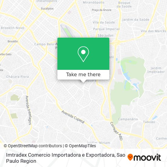 Imtradex Comercio Importadora e Exportadora map