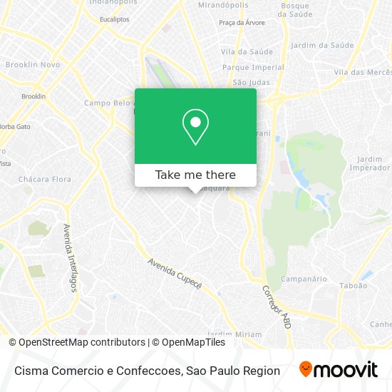 Cisma Comercio e Confeccoes map