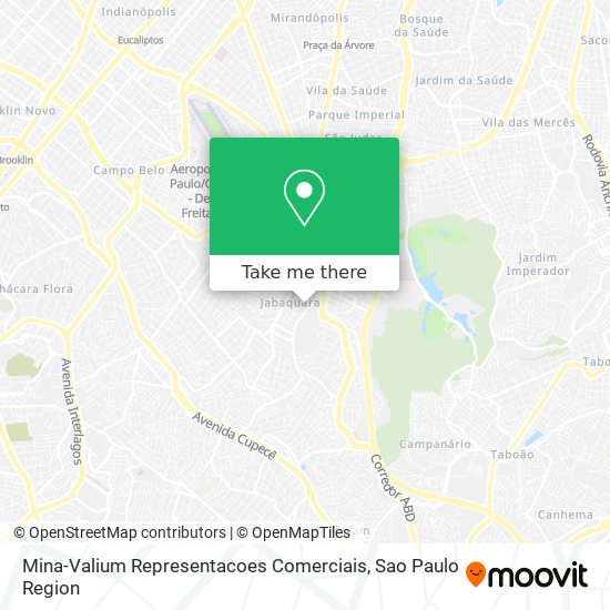 Mina-Valium Representacoes Comerciais map