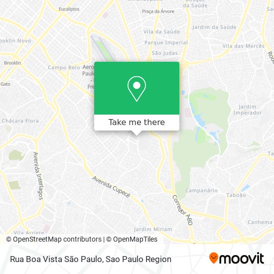 Rua Boa Vista São Paulo map