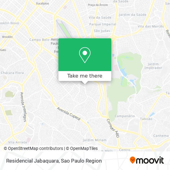 Residencial Jabaquara map