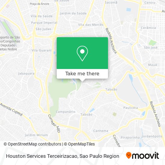 Houston Services Terceirizacao map