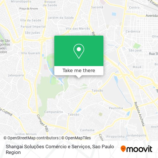 Shangai Soluções Comércio e Serviços map