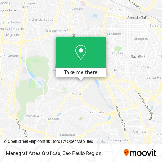 Menegraf Artes Gráficas map