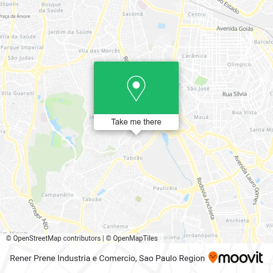 Rener Prene Industria e Comercio map