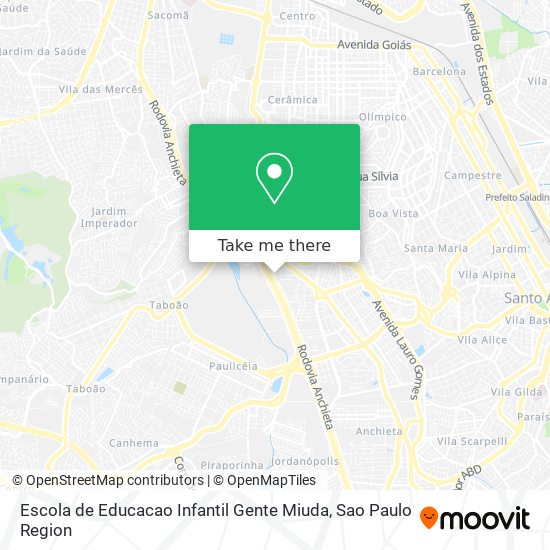 Escola de Educacao Infantil Gente Miuda map